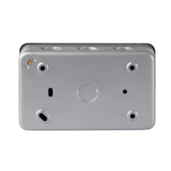 13A Grey 2 Gang Metal-clad Switched USB Socket With White Inserts 8 13A Grey 2 Gang Metal-clad Switched USB Socket With White Inserts -Professional Electrical Lighting Store 13a grey 2 gang metal clad switched usb socket with white inserts5052931557523 04c