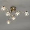 Allyn Antique Brass Effect 6 Lamp Ceiling Light 2 Allyn Antique Brass Effect 6 Lamp Ceiling Light -Professional Electrical Lighting Store allyn antique brass effect 6 lamp ceiling light5020024515743 04bq