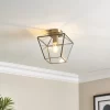 Amsterdam Glass & Steel Transparent Ceiling Light 2 Amsterdam Glass & Steel Transparent Ceiling Light -Professional Electrical Lighting Store amsterdam glass steel transparent ceiling light5014838009659 01i bq