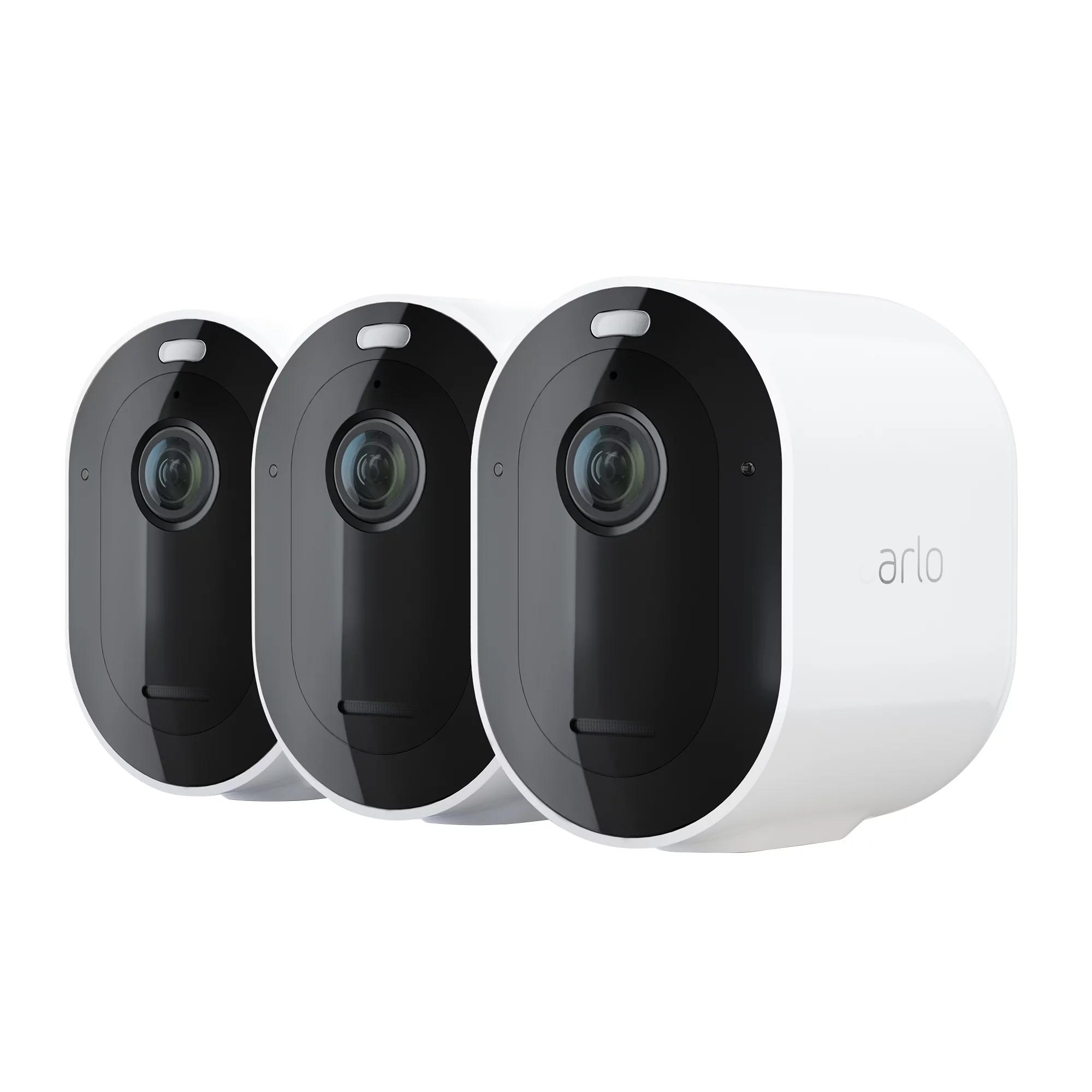 Arlo Pro 3 White Smart Battery-powered IP Camera, Pack Of 3 3 Arlo Pro 3 White Smart Battery-powered IP Camera, Pack Of 3