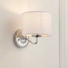 Ayrshire Gloss White Silver Effect Wired Wall Light 2 Ayrshire Gloss White Silver Effect Wired Wall Light -Professional Electrical Lighting Store ayrshire gloss white silver effect wired wall light5014838969465 01c bq
