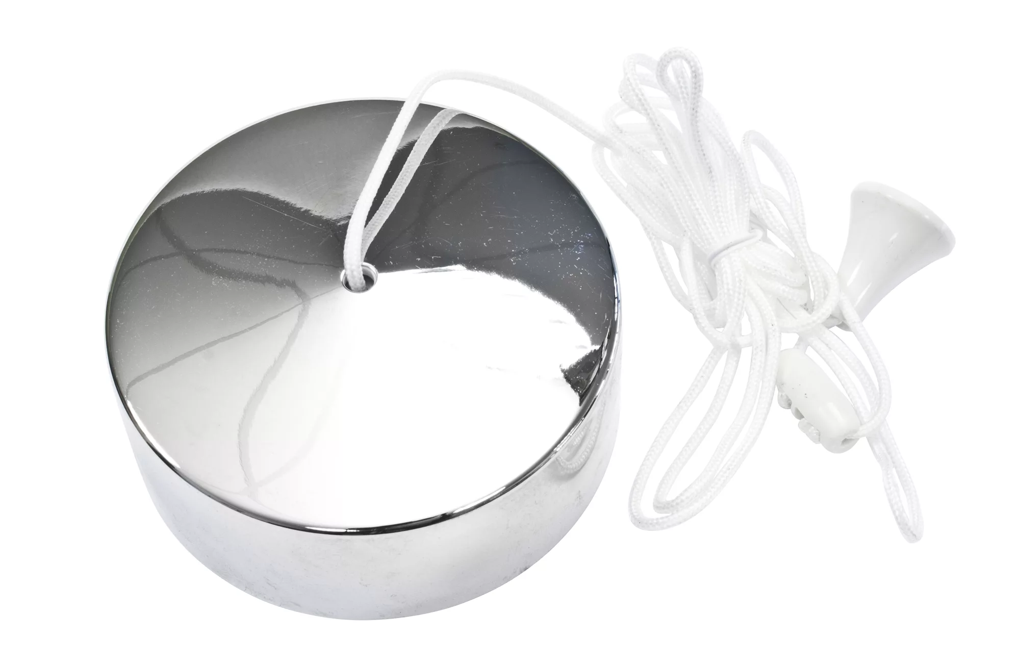 B&Q 1 Way Chrome Effect Pull Cord Switch 3 B&Q 1 Way Chrome Effect Pull Cord Switch