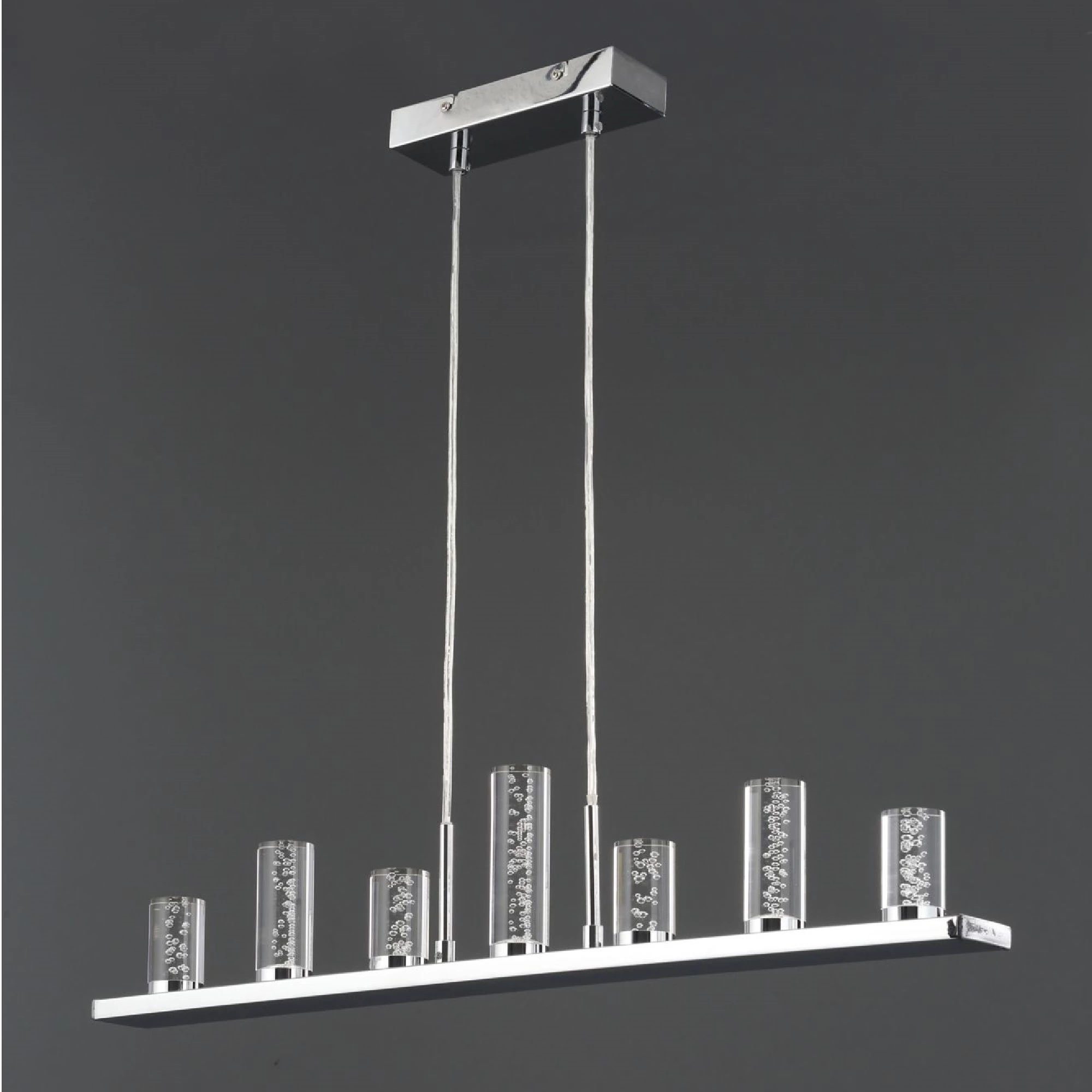 Barton Flush Chrome Effect Ceiling Light 4 Barton Flush Chrome Effect Ceiling Light - Image 2