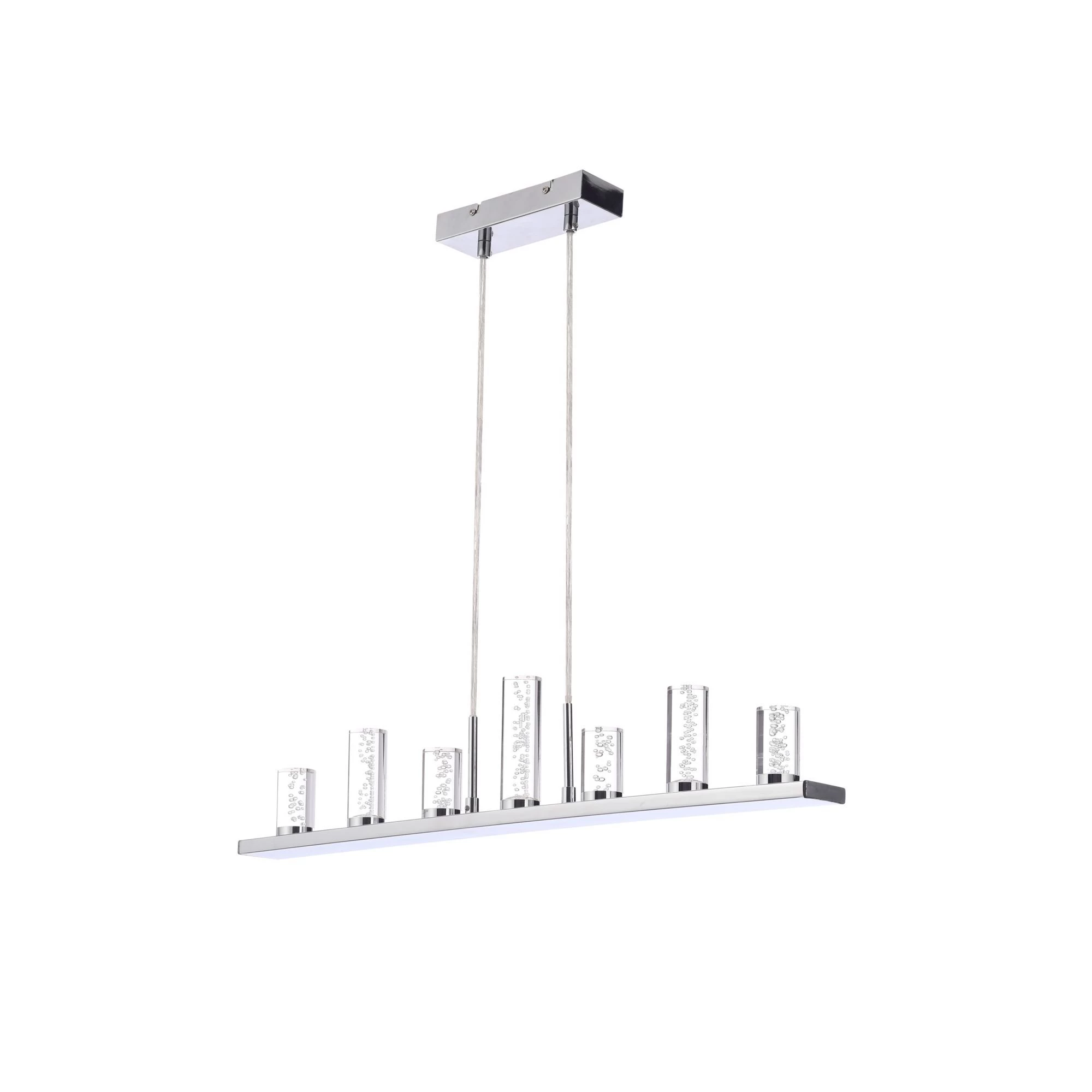 Barton Flush Chrome Effect Ceiling Light 8 Barton Flush Chrome Effect Ceiling Light - Image 6