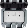 BG 13A Grey 2 Gang Outdoor Weatherproof Switched Socket 1 BG 13A Grey 2 Gang Outdoor Weatherproof Switched Socket -Professional Electrical Lighting Store bg 13a grey 2 gang outdoor weatherproof switched socket5050765022200 02c bq