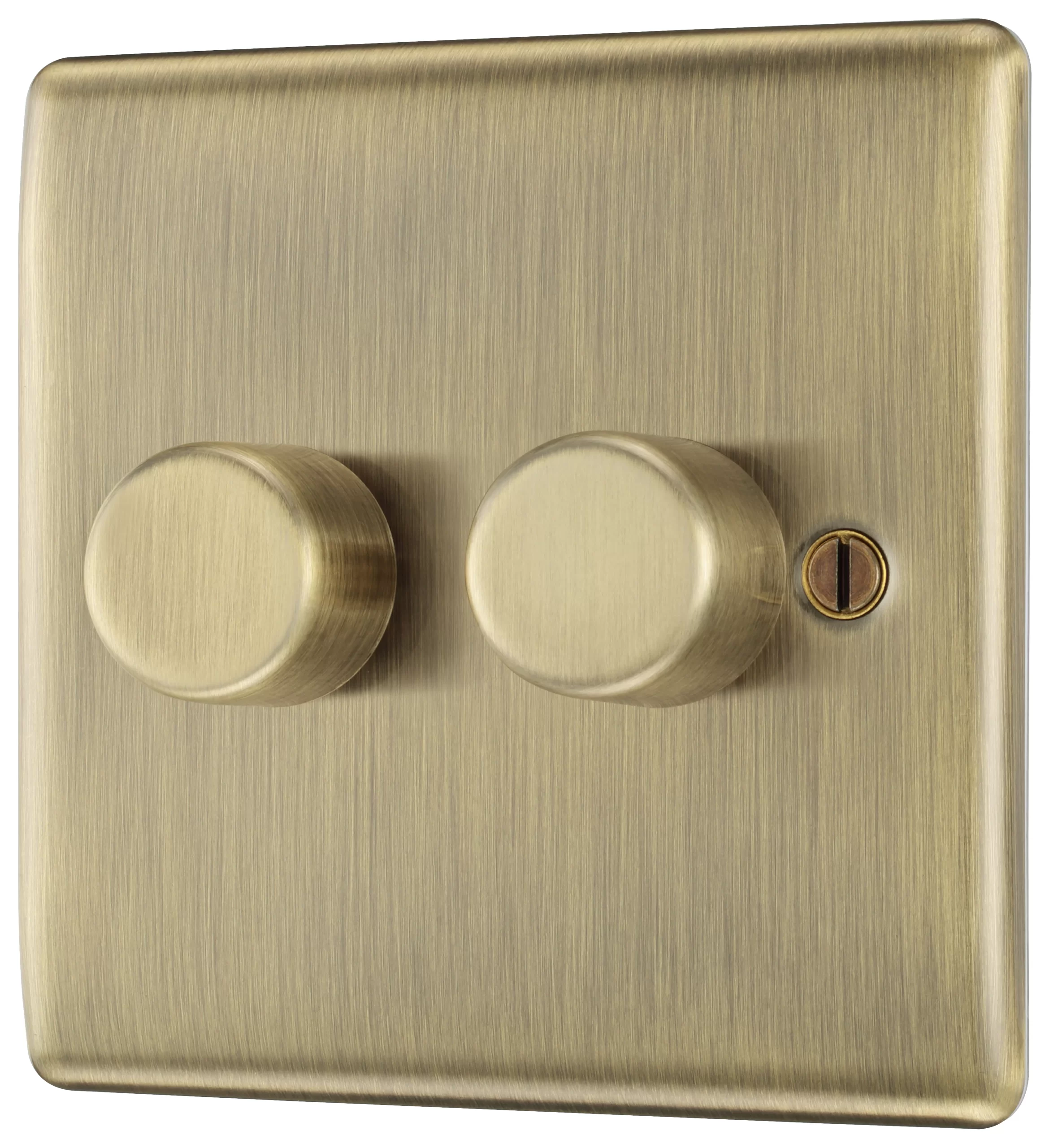 BG Antique Brass Profile Double 2 Way 400W Dimmer Switch 3 BG Antique Brass Profile Double 2 Way 400W Dimmer Switch