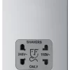 BG Brushed Steel Double Flat Screwed Shaver Socket Matt Steel Effect 2 BG Brushed Steel Double Flat Screwed Shaver Socket Matt Steel Effect -Professional Electrical Lighting Store bg brushed steel double flat screwed shaver socket matt steel effect5050765008204 01c