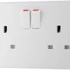 BG Double 13A Switched Socket & White Inserts, Pack Of 5 2 BG Double 13A Switched Socket & White Inserts, Pack Of 5 -Professional Electrical Lighting Store bg double 13a switched socket white inserts pack of 55050765154185 01c