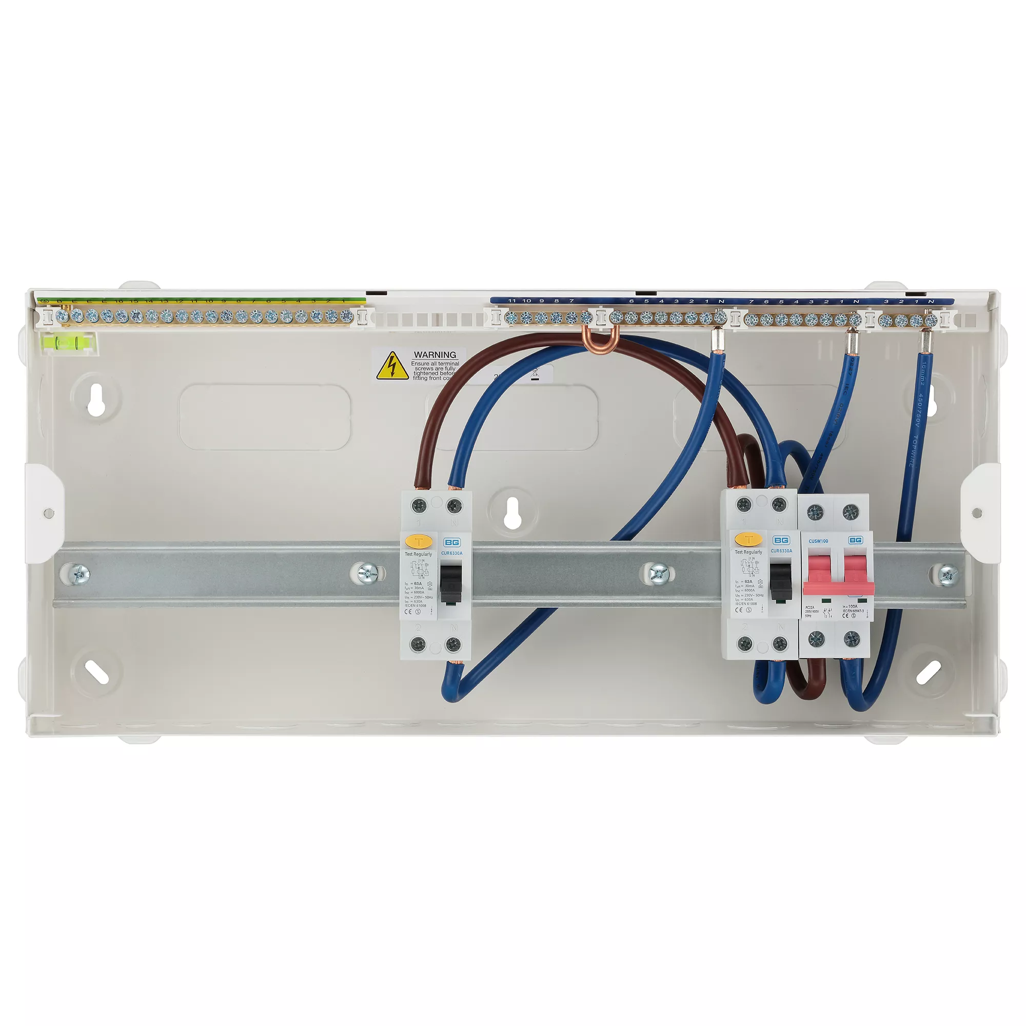 BG Dual RCD Unpopulated Domestic Consumer Unit 8 BG Dual RCD Unpopulated Domestic Consumer Unit - Image 6