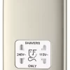 BG Nickel Double Raised Slim Screwed Shaver Socket Matt Pearl Nickel Effect -Professional Electrical Lighting Store bg nickel double raised slim screwed shaver socket matt pearl nickel effect5050765213349 01c