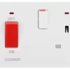 BG White Cooker Switch & Socket With Neon & White Inserts 2 BG White Cooker Switch & Socket With Neon & White Inserts -Professional Electrical Lighting Store bg white cooker switch socket with neon white inserts5021166970001 02c