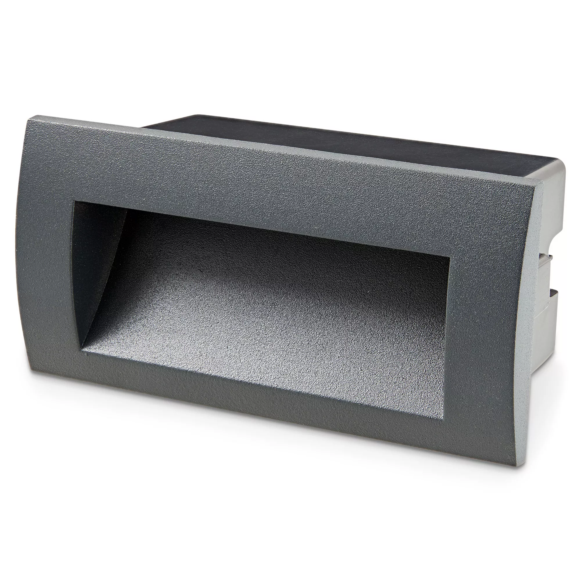 Blooma Sham Charcoal Mains-powered LED Outdoor Brick Wall Light 270lm 3 Blooma Sham Charcoal Mains-powered LED Outdoor Brick Wall Light 270lm