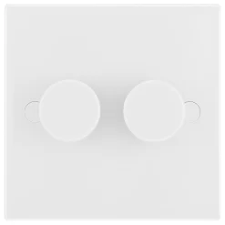 British General Profile Double 2 Way 200W Dimmer Switch