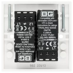 British General Profile Double 2 Way 200W Dimmer Switch 8 British General Profile Double 2 Way 200W Dimmer Switch -Professional Electrical Lighting Store british general profile double 2 way 200w dimmer switch5050765231657 04c bq