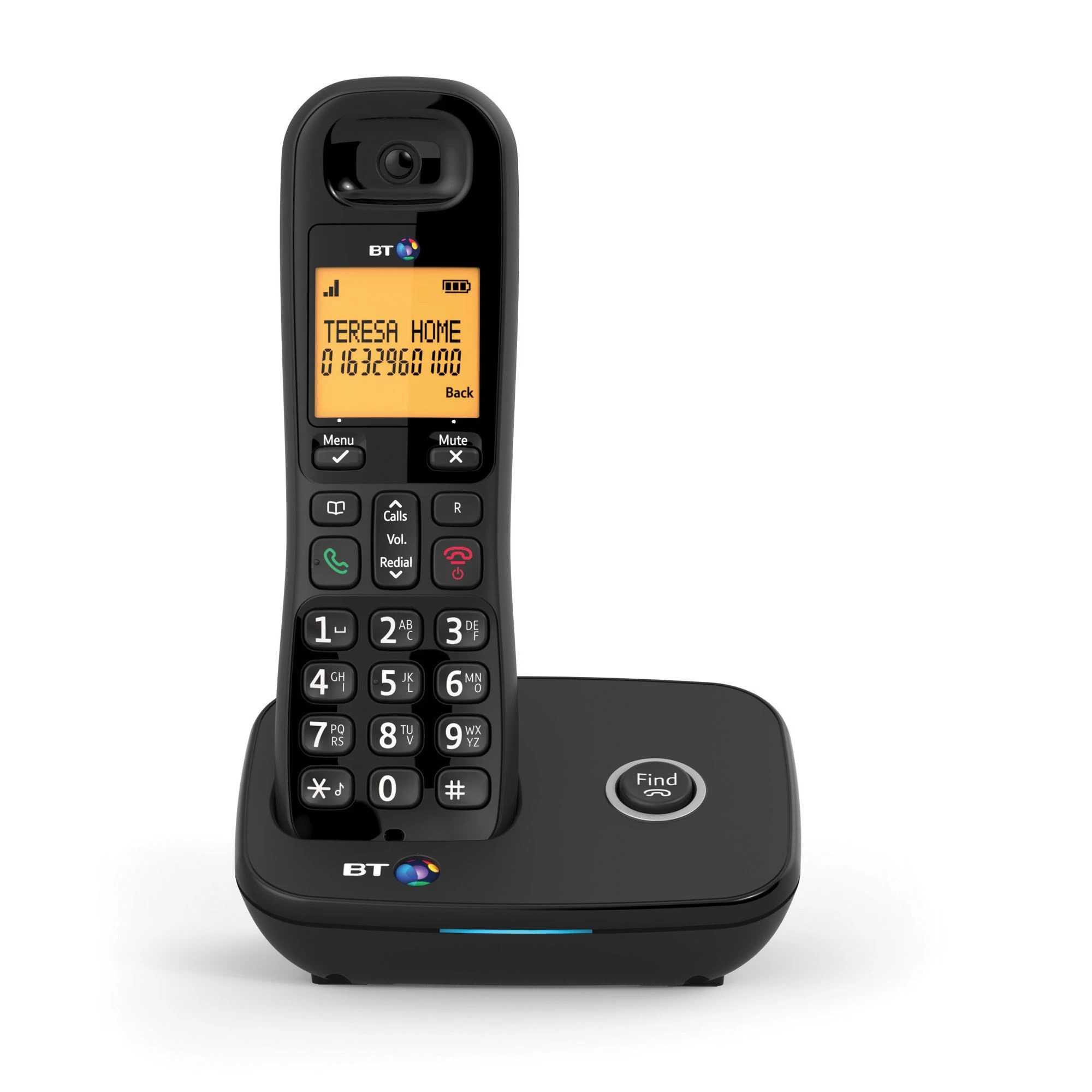 BT Everyday DECT Black Cordless Telephone With Nuisance Call Blocker 4 BT Everyday DECT Black Cordless Telephone With Nuisance Call Blocker - Image 2