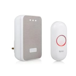 Byron Grey & White Wireless Door Chime Kit With Transformer Not Required DBY-22322BS-KF 10 Byron Grey & White Wireless Door Chime Kit With Transformer Not Required DBY-22322BS-KF -Professional Electrical Lighting Store byron grey white wireless door chime kit with transformer not required dby 22322bs kf8712836977686 03c bq