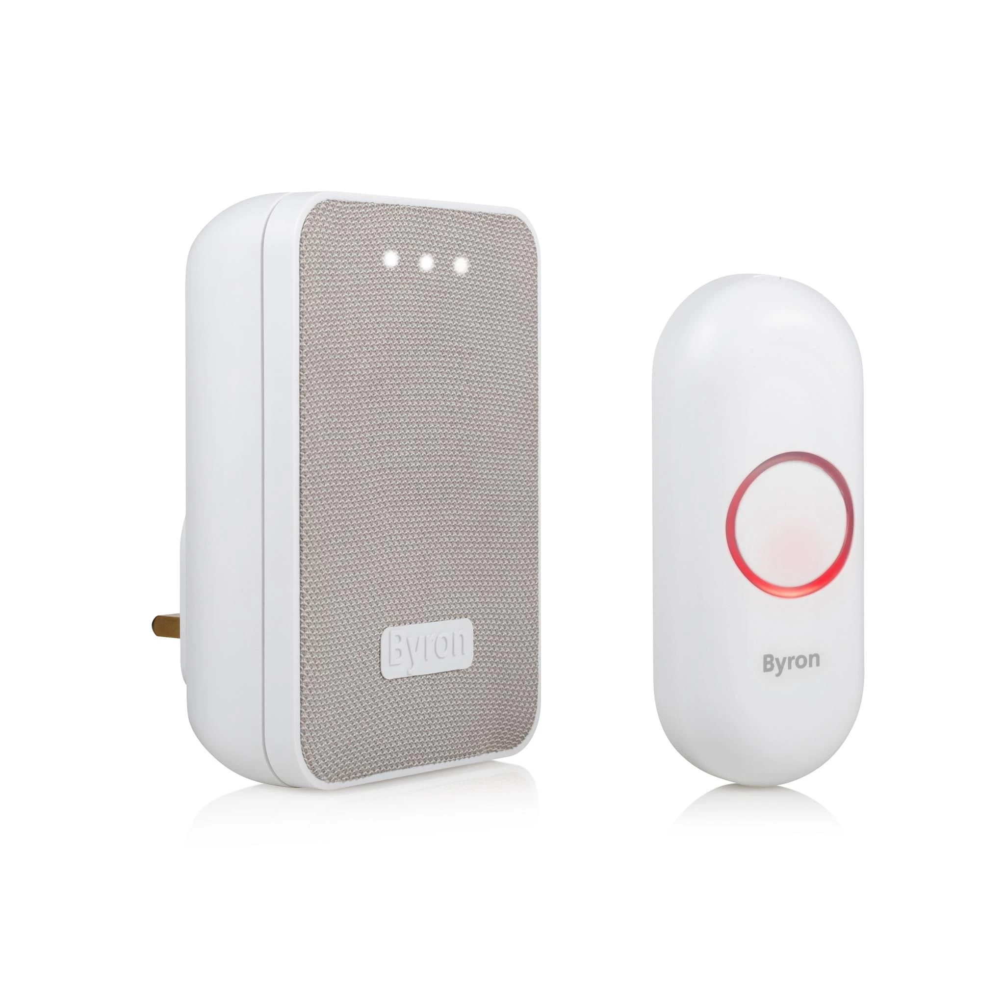 Byron Grey & White Wireless Door Chime Kit With Transformer Not Required DBY-22322BS-KF 5 Byron Grey & White Wireless Door Chime Kit With Transformer Not Required DBY-22322BS-KF - Image 3
