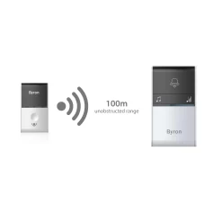 Byron Kinetic White Wireless Door Chime, Set Of 3 9 Byron Kinetic White Wireless Door Chime, Set Of 3 -Professional Electrical Lighting Store byron kinetic white wireless door chime set of 38712836976832 02t bq