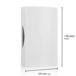 Byron White Wired Mains-powered Wired Door Chime, Set Of 4 11 Byron White Wired Mains-powered Wired Door Chime, Set Of 4 -Professional Electrical Lighting Store byron white wired mains powered wired door chime set of 48712836977112 01t bq