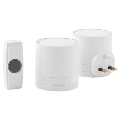 Byron White Wireless Battery & Mains-powered Door Chime Kit 6 Byron White Wireless Battery & Mains-powered Door Chime Kit - Image 4