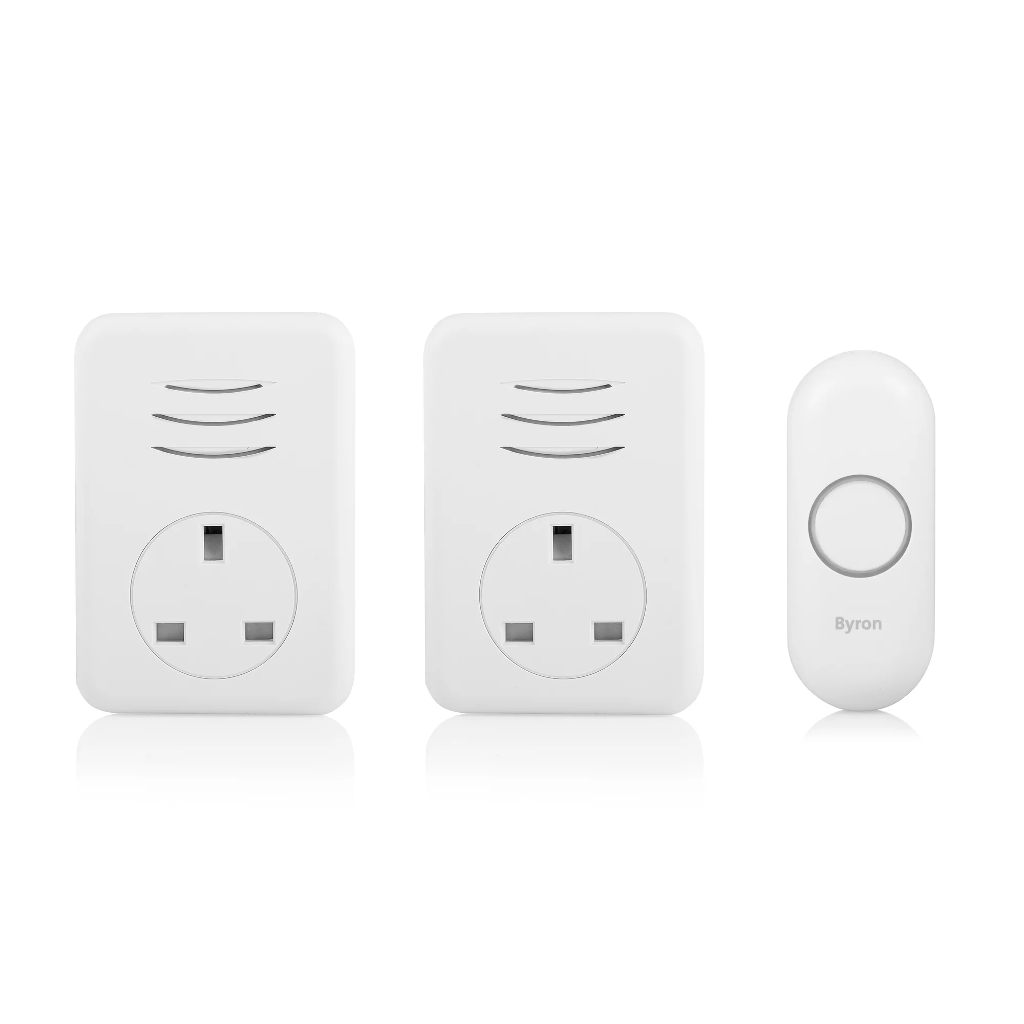 Byron White Wireless Door Chime Kit DBY-22317UK 4 Byron White Wireless Door Chime Kit DBY-22317UK - Image 2
