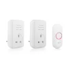 Byron White Wireless Door Chime Kit DBY-22317UK 2 Byron White Wireless Door Chime Kit DBY-22317UK -Professional Electrical Lighting Store byron white wireless door chime kit dby 22317uk8711658438962 03c bq