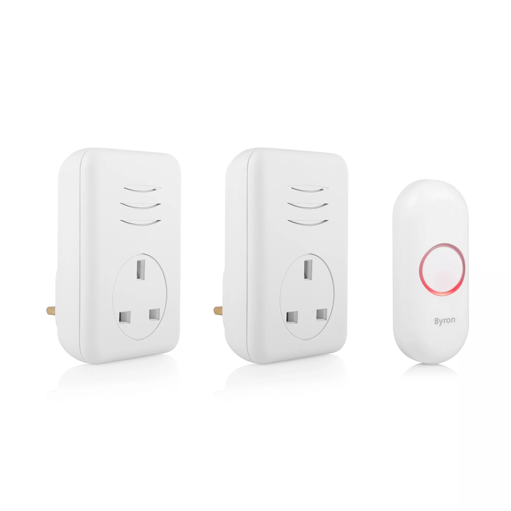 Byron White Wireless Door Chime Kit DBY-22317UK 3 Byron White Wireless Door Chime Kit DBY-22317UK