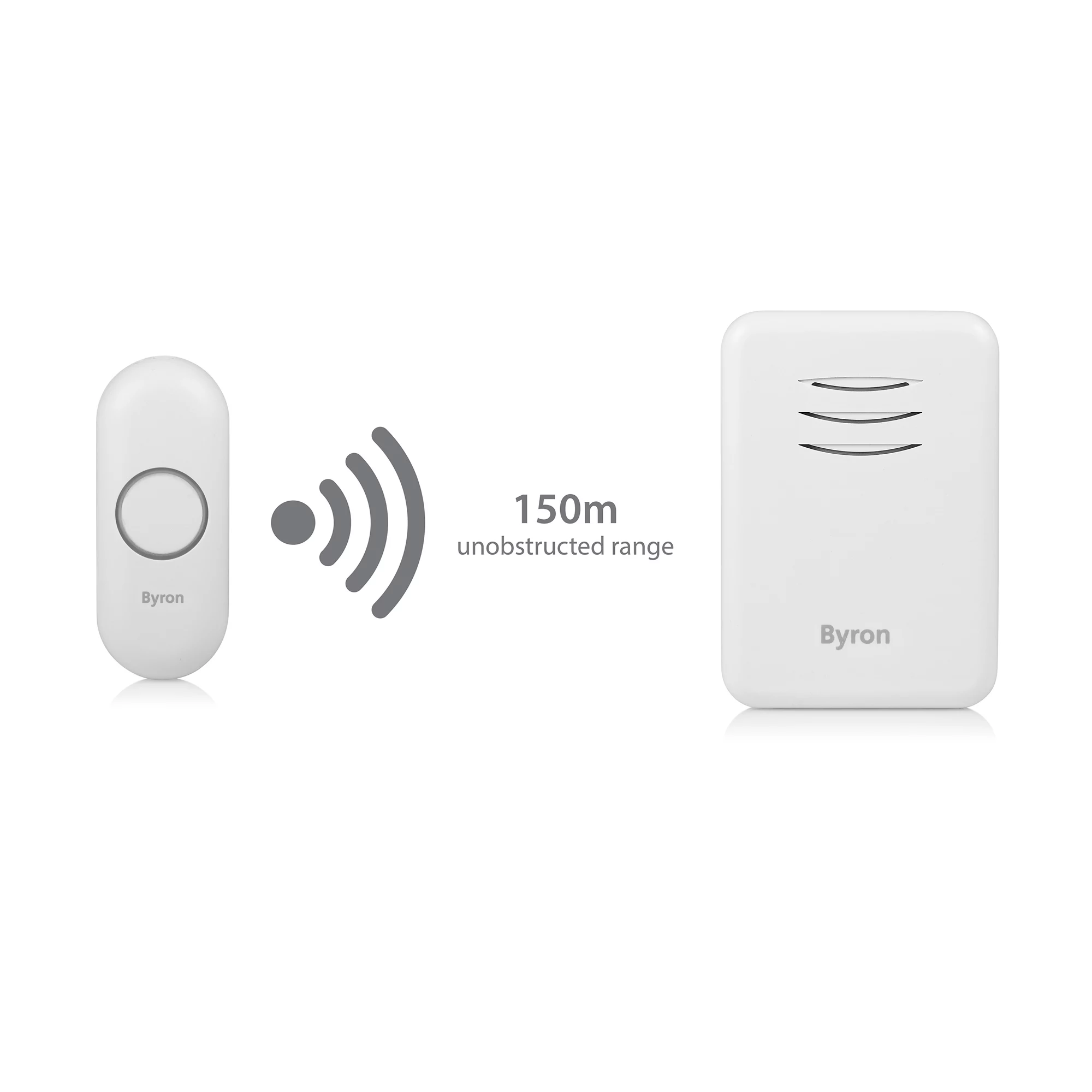 Byron White Wireless Door Chime Kit DBY-22317UK 6 Byron White Wireless Door Chime Kit DBY-22317UK - Image 4
