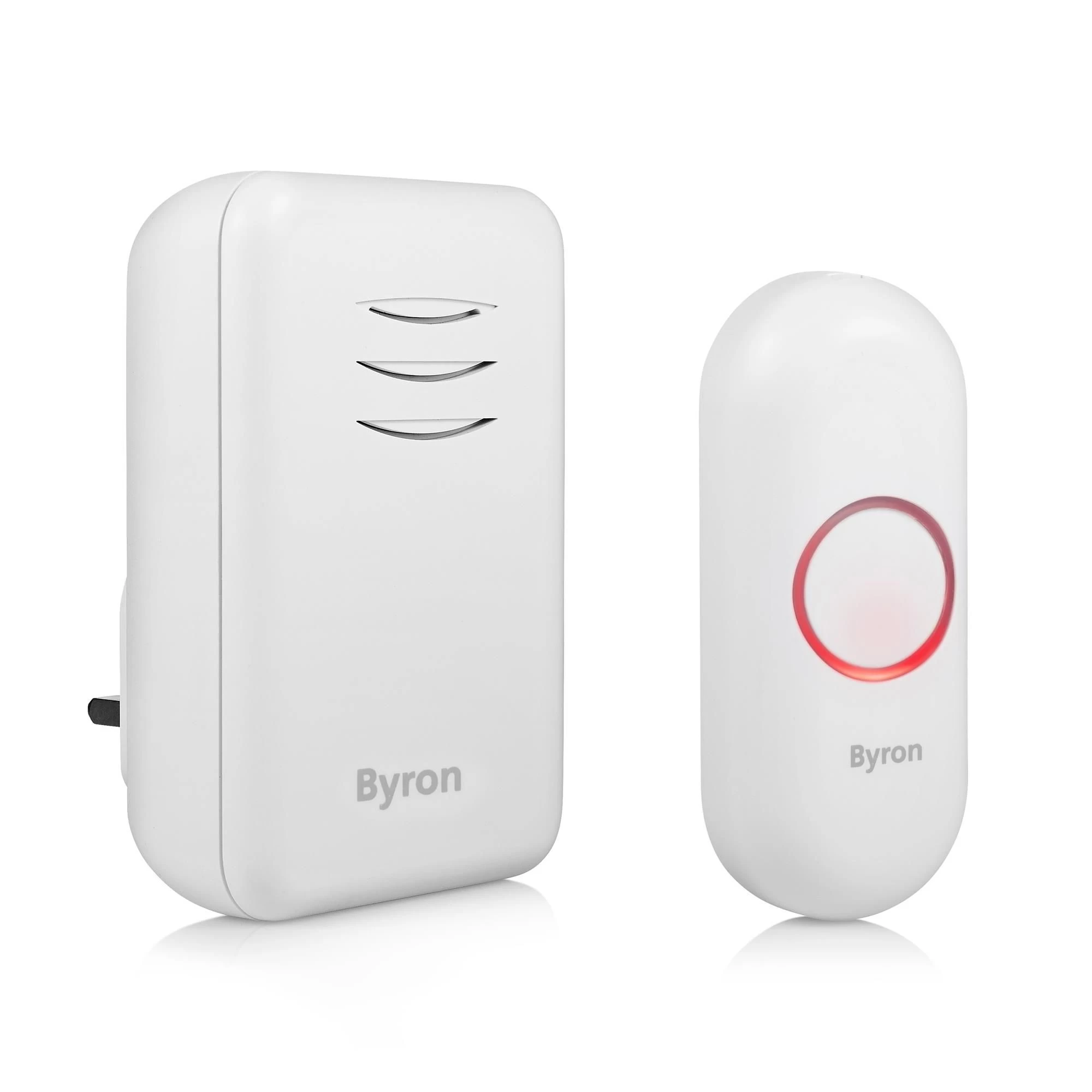 Byron White Wireless Door Chime Kit With Transformer Not Required DBY-22312BS-KF 4 Byron White Wireless Door Chime Kit With Transformer Not Required DBY-22312BS-KF - Image 2