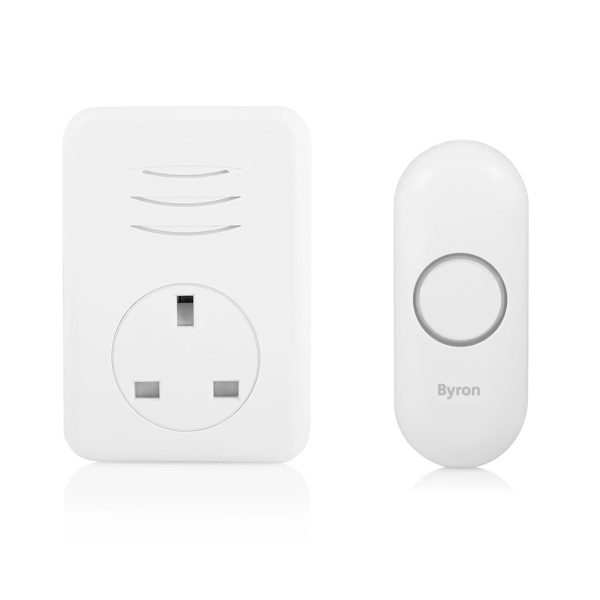 Byron White Wireless Door Chime Kit With Transformer Not Required DBY-22313BS-KF 4 Byron White Wireless Door Chime Kit With Transformer Not Required DBY-22313BS-KF - Image 2