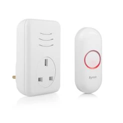 Byron White Wireless Door Chime Kit With Transformer Not Required DBY-22313BS-KF 9 Byron White Wireless Door Chime Kit With Transformer Not Required DBY-22313BS-KF -Professional Electrical Lighting Store byron white wireless door chime kit with transformer not required dby 22313bs kf8712836977563 03c bq