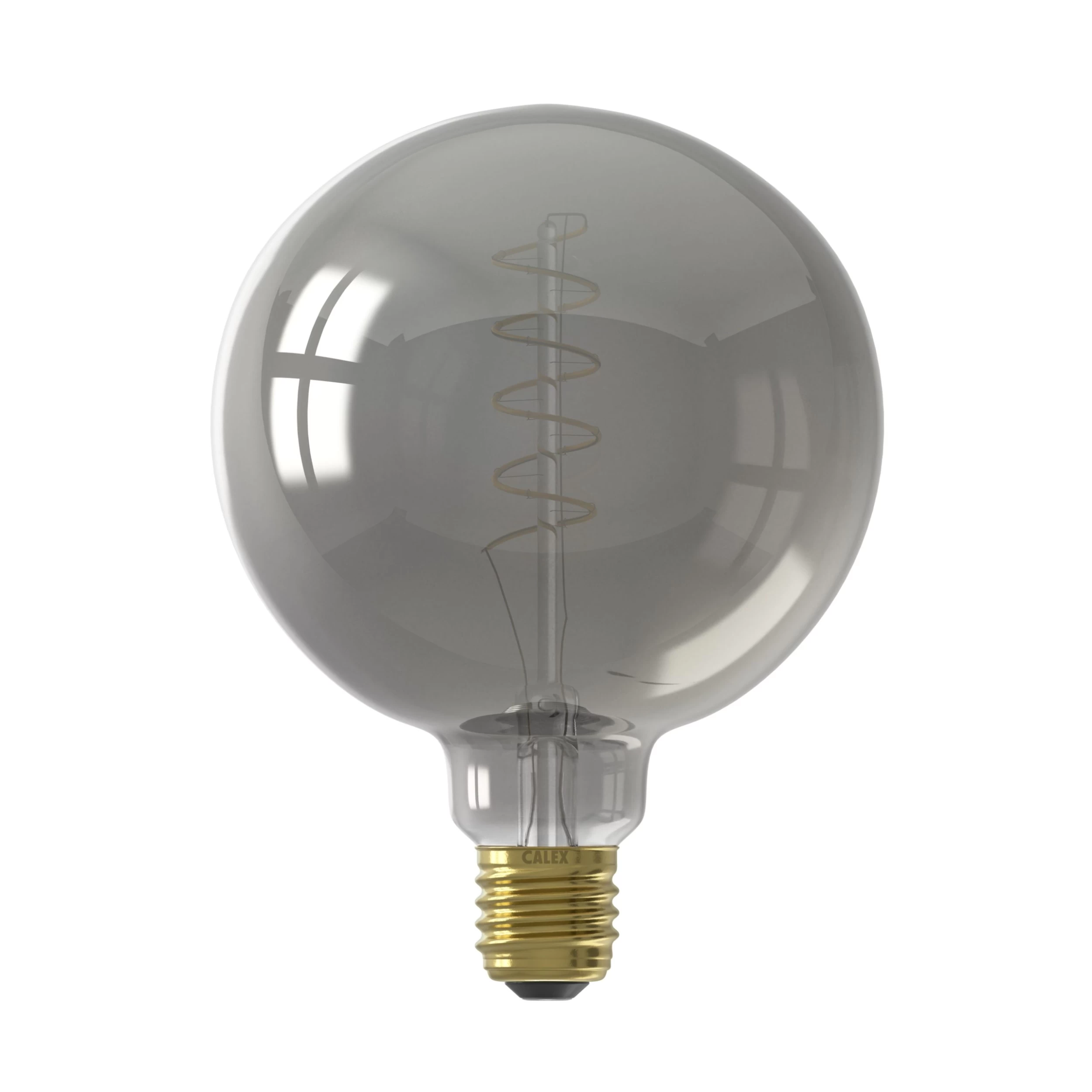 CALEX Flexible E27 4W 100lm Smoke Globe Extra Warm White LED Dimmable Filament Light Bulb 3 CALEX Flexible E27 4W 100lm Smoke Globe Extra Warm White LED Dimmable Filament Light Bulb
