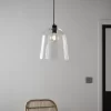 Calume Transparent Pendant Ceiling Light, (Dia)280mm 1 Calume Transparent Pendant Ceiling Light, (Dia)280mm -Professional Electrical Lighting Store calume transparent pendant ceiling light dia 280mm5036581096717 01i