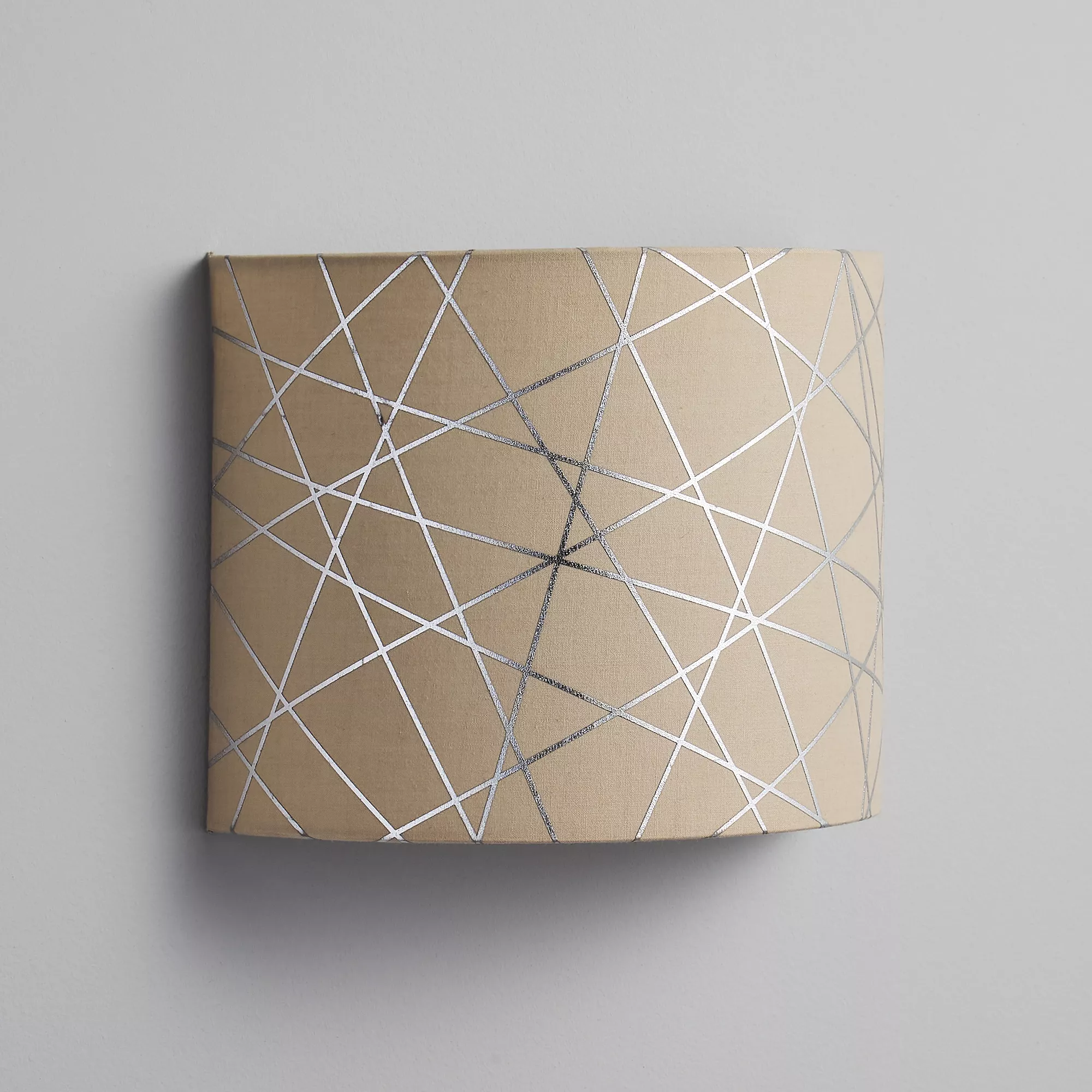 Carme Foil Printed Mocha & Silver Wired Wall Light 6 Carme Foil Printed Mocha & Silver Wired Wall Light - Image 4