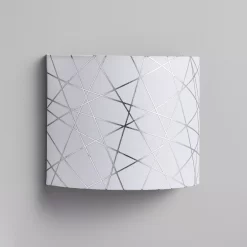 Carme Foil Printed Silver & White Wired Wall Light 9 Carme Foil Printed Silver & White Wired Wall Light -Professional Electrical Lighting Store carme foil printed silver white wired wall light5020024706813 01i bq
