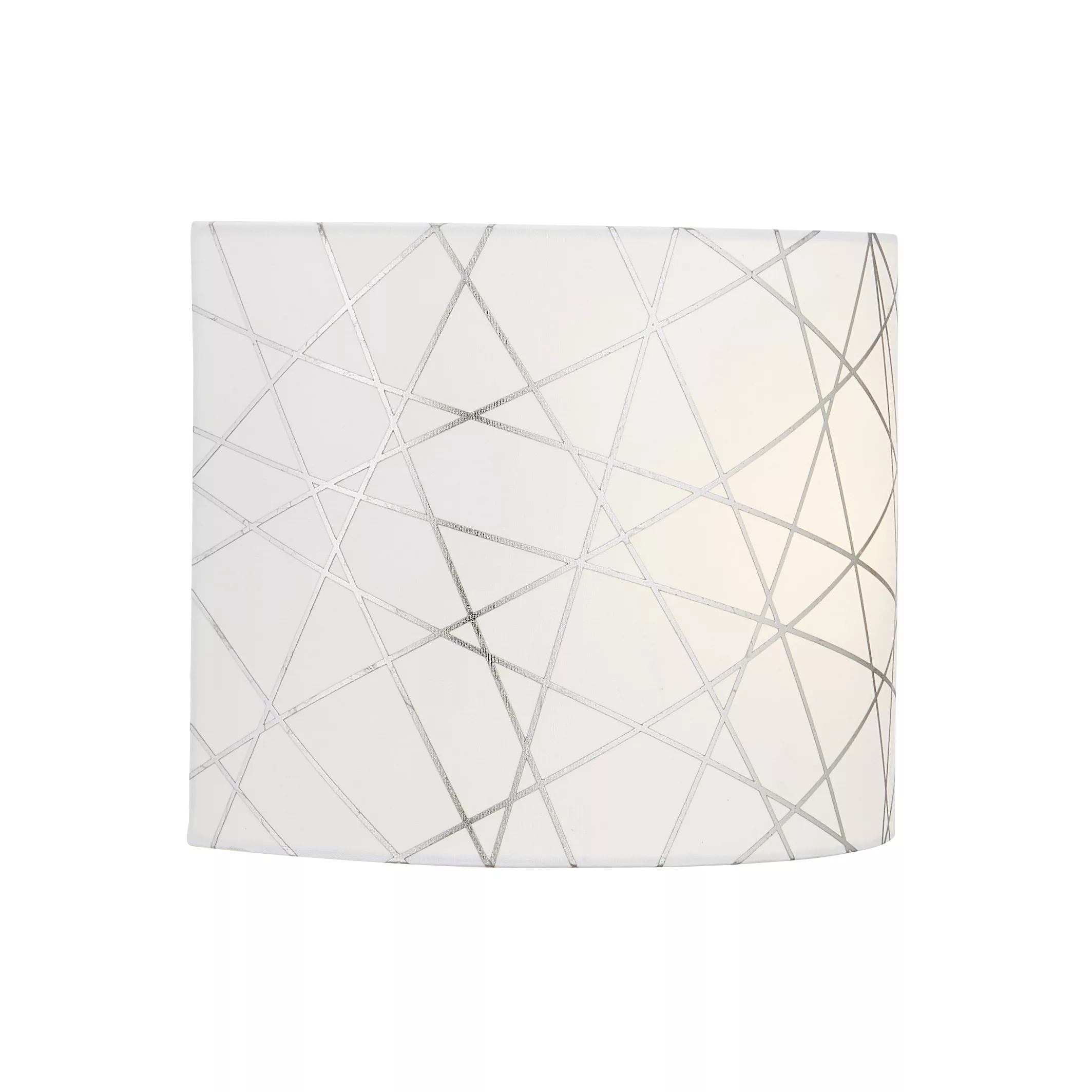 Carme Foil Printed Silver & White Wired Wall Light 5 Carme Foil Printed Silver & White Wired Wall Light - Image 3