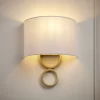 Carter Satin White Gold Effect Wired Wall Light 2 Carter Satin White Gold Effect Wired Wall Light -Professional Electrical Lighting Store carter satin white gold effect wired wall light5014838969458 01c bq