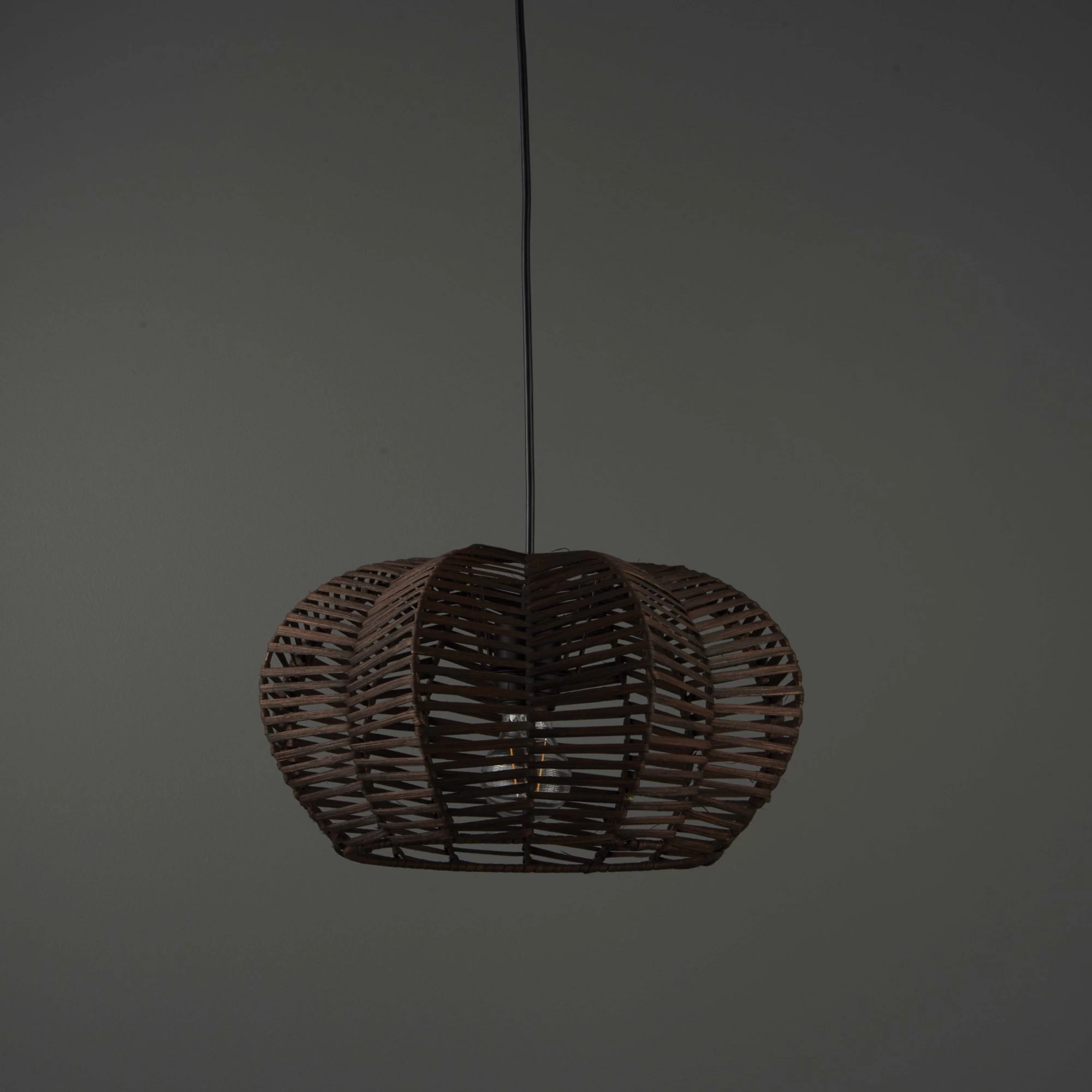 Chevra Pendant Matt Brown Ceiling Light 4 Chevra Pendant Matt Brown Ceiling Light - Image 2