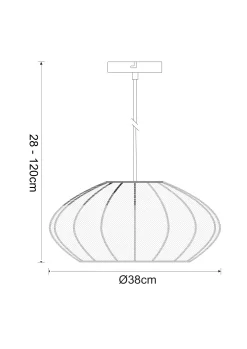 Chevra Pendant Matt Brown Ceiling Light 11 Chevra Pendant Matt Brown Ceiling Light -Professional Electrical Lighting Store chevra pendant matt brown ceiling light5014838770252 01t BQ
