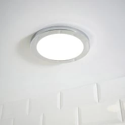 Cloud Chrome Effect Ceiling Light