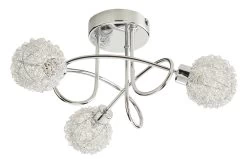 Colours Caelus Brushed Metal Chrome Effect 3 Lamp Ceiling Light 10 Colours Caelus Brushed Metal Chrome Effect 3 Lamp Ceiling Light -Professional Electrical Lighting Store colours caelus brushed metal chrome effect 3 lamp ceiling light3663602802044 01bq