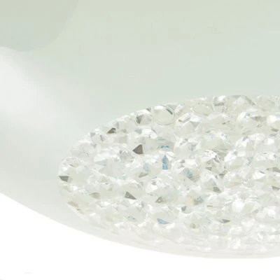 Colours Gaia Brushed Glass & Metal White 2 Lamp Ceiling Light 5 Colours Gaia Brushed Glass & Metal White 2 Lamp Ceiling Light - Image 3