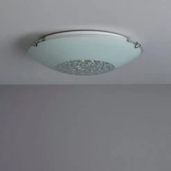 Colours Gaia Brushed Glass & Metal White 2 Lamp Ceiling Light 10 Colours Gaia Brushed Glass & Metal White 2 Lamp Ceiling Light -Professional Electrical Lighting Store colours gaia brushed glass metal white 2 lamp ceiling light3663602802822 04bq