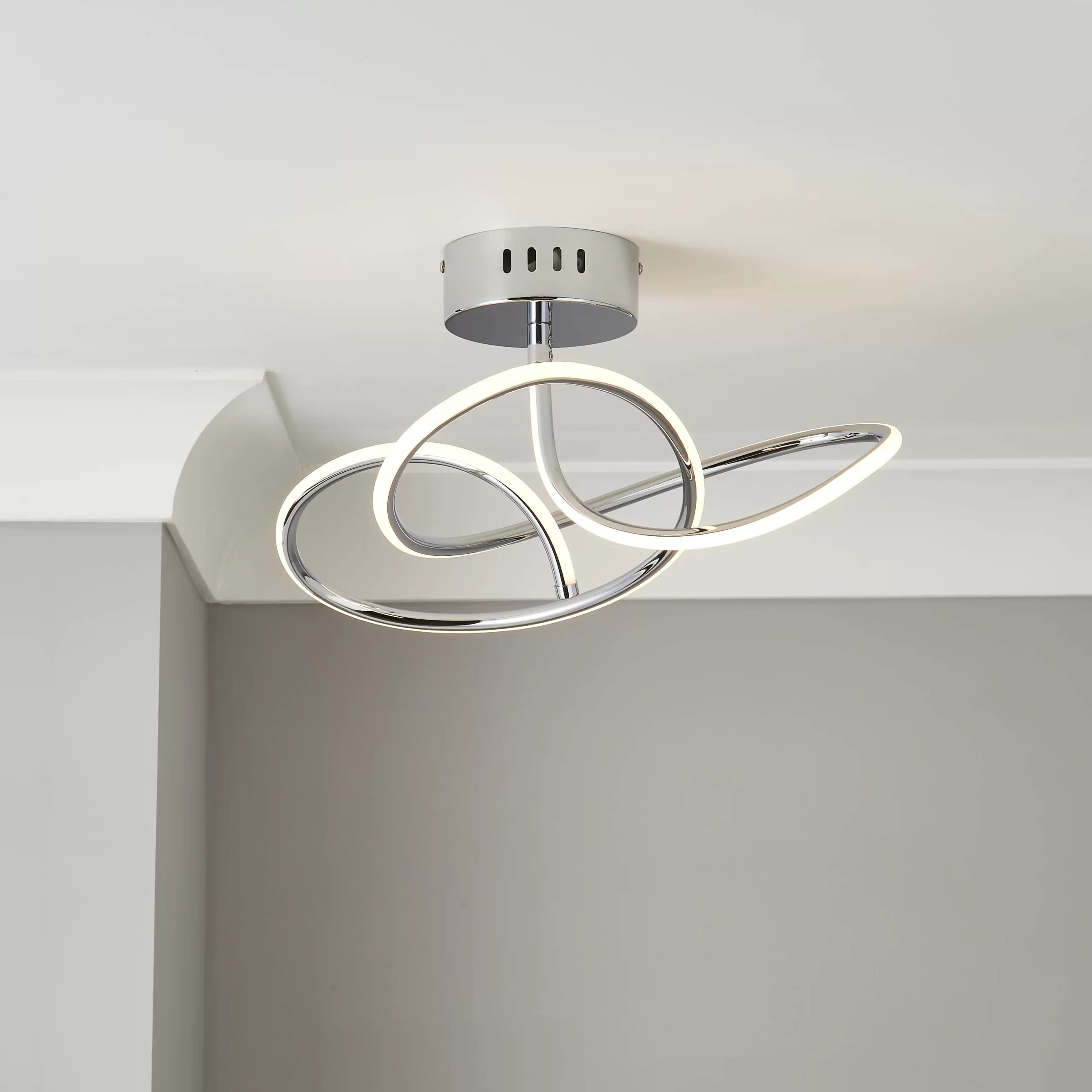 Concept Chrome Effect Ceiling Light 3 Concept Chrome Effect Ceiling Light