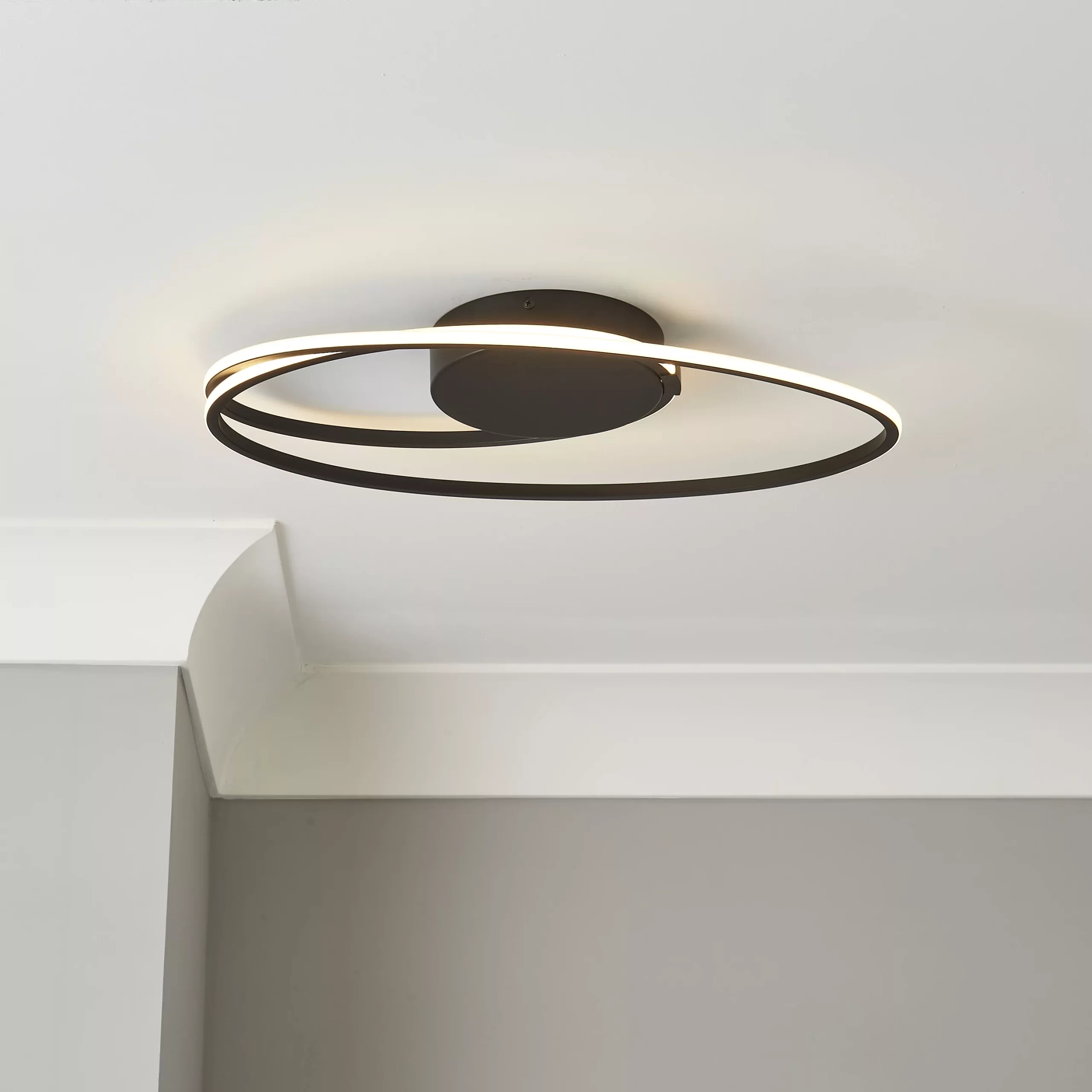 Create Black Ceiling Light