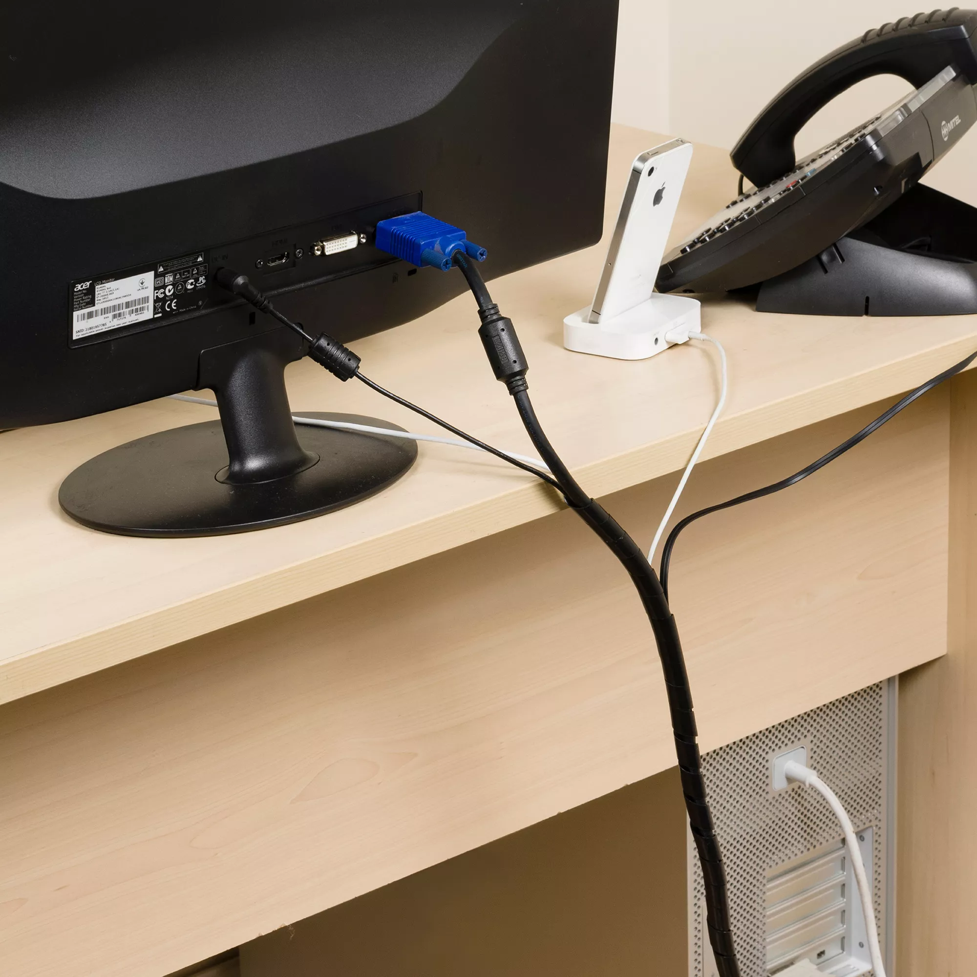 D-Line Black 4 Piece Cable Tidy Kit 8 D-Line Black 4 Piece Cable Tidy Kit - Image 6