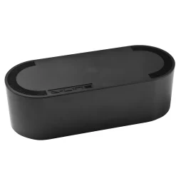 D-Line Large Black Cable Tidy Unit