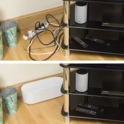 D-Line Large White Cable Tidy Unit 16 D-Line Large White Cable Tidy Unit -Professional Electrical Lighting Store d line large white cable tidy unit5060226644322 01i