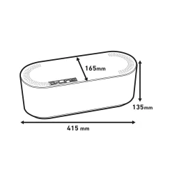 D-Line Large White Cable Tidy Unit 19 D-Line Large White Cable Tidy Unit -Professional Electrical Lighting Store d line large white cable tidy unit5060226644322 01t