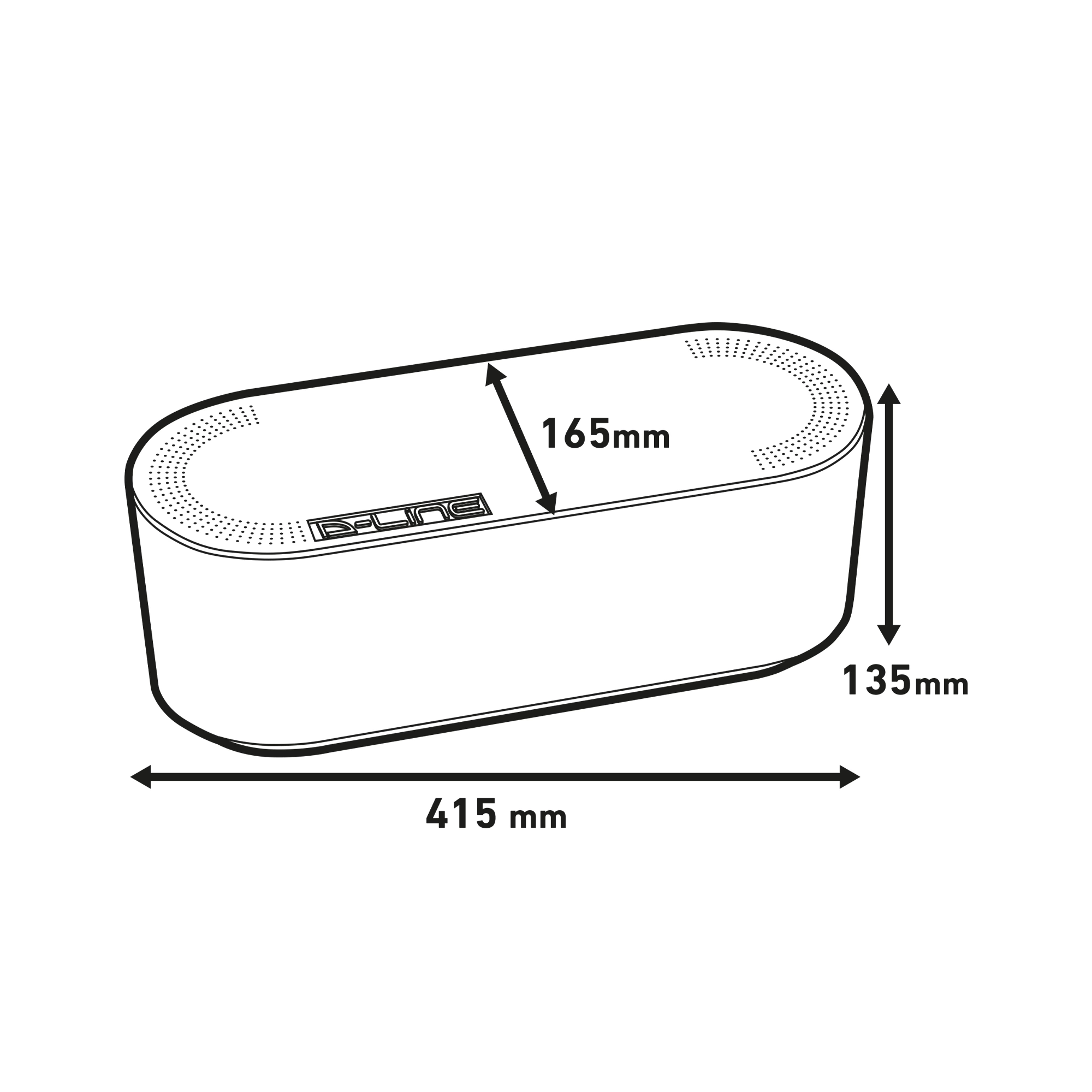 D-Line Large White Cable Tidy Unit 11 D-Line Large White Cable Tidy Unit - Image 9